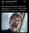 James Gunn reveals Stephen Blackehart as Sydney Happersen in Superman :  r/MauLer